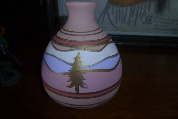 Terracotta clay Vase Small Southwestern Vintage 1