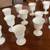 13pc Indiana Colony Glass Co Milk Glass/Cream Sugar Set Embossed Grape 1 thumbnail