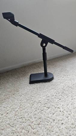 Proline MS112 Desktop Boom Mic Stand with metal weighted base 1