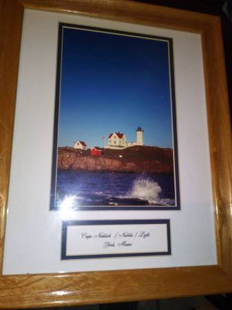 Maine Nubble Light House Frames 1
