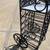 Wrought Iron Wine Rack On Wheels 2 thumbnail