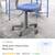 New Study Zone II desk and chair(blue/spatter gray) 2 thumbnail