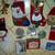 CHRISTMAS DECORATION LOT Santa Reindeer Candle Holder HOLIDAY Cards 1 thumbnail
