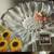 Mikasa Sunflower Frosted Large Embossed Tray 2 thumbnail