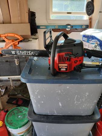 Craftsman 18" chainsaw 42cc 1