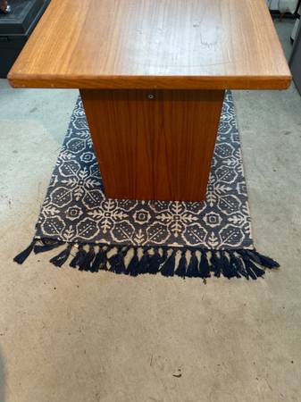 Nice Teak Lamp table - $150 (Lakeway)63435781094275122