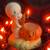 Halloween Casper Candle holder with pumpkin 1 thumbnail