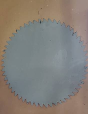 Sandblasted Primed Saw Blade 1