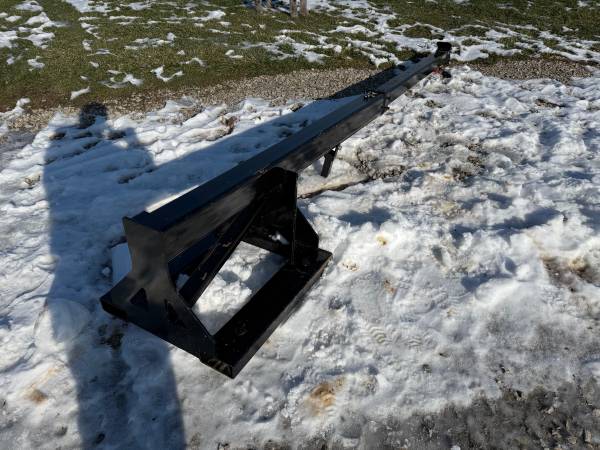 Forklift-Skidsteer fork Jib-Truss Boom Pole 1