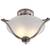 💡See pics 💡! $99+tax Portfolio 2-bulb Nickel LED Semi flush light 5 thumbnail