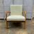 Vintage modern teak framed arm chair 2 thumbnail