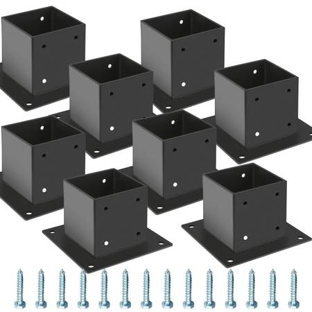 Fence Post Base Brackets  set of 8 1