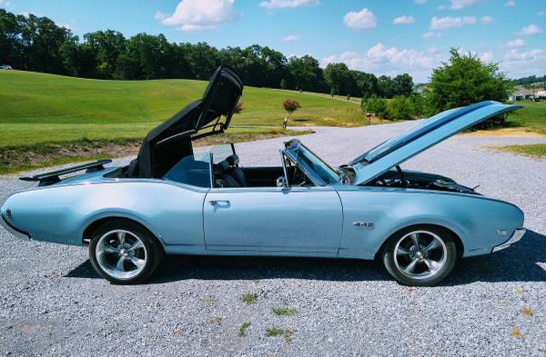 1968 Olds Cutlass convertible 442 Tribute - $37,50063625061964033122