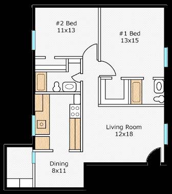 Modern 2 Bed 2 Bath Unit in Bedford | $1500/mo | Available 12/05/2025 1