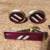 5 SETS OF MEN'S CUFFLINKS, TIE TAC TIE CLIP RED & WHITE ONYX COLOR 2 thumbnail