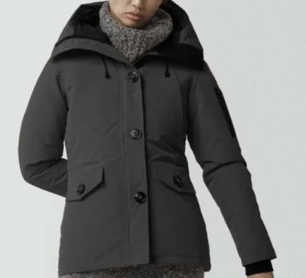 Canada Goose Montebello Slim Fit Down Parka Coat with Coyote Fur Trim 1