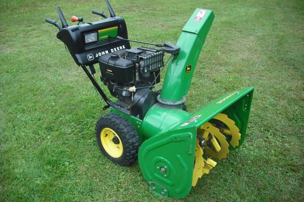 John Deere snow blower 1