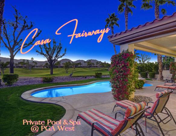 1 5 Star Rating Oasis Golf Pool Spa 3BED Pga West 1