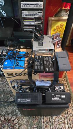 Bundle! Vintage JVC  Compact Video Camera Saticon set 1