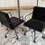 Cb2: BLACK VELVET 'Rouka' SWIVEL DINING - DESK - ARMCHAIR /s 1 thumbnail