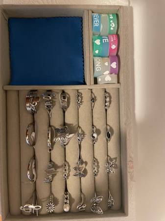 (34) NEW rings with jewelry/box 1