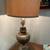 vintage antique metal converted oil lamp steampunk 5 thumbnail