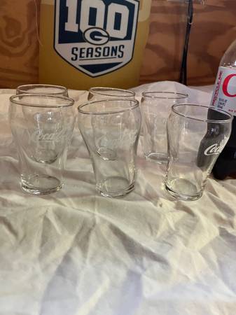 Vintage Mini Coke Glasses 1
