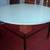 COCKTAIL COFFEE TABLE custom RAISED HEIGHT Formica Top Metal Base 1 thumbnail