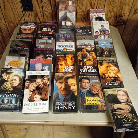 VHS movies - 30 for $5.00 1