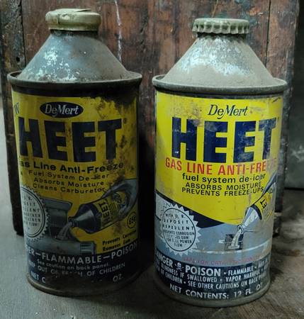 2x Vintage Heet Cans 1