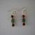 Mahogany and Red Spot Jade Necklace and Earrings 2 thumbnail
