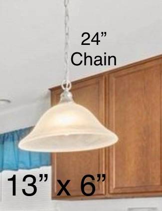 Silver Dining Ceiling Foyer/Entry Light Fixture 1