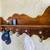 Coat Hanger Hat Hanger Rack Solid Oak Entry Way Shelving 5 ft vintage 10 thumbnail
