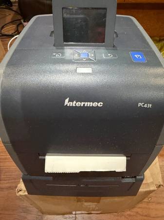 Intermec PC43t Thermal Transfer 6x4 Shipping Label Printer and 7 rolls paper 1