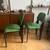 Jean Prouvé inspired Style  Mid century Green and black  Dining Chairs 3 thumbnail