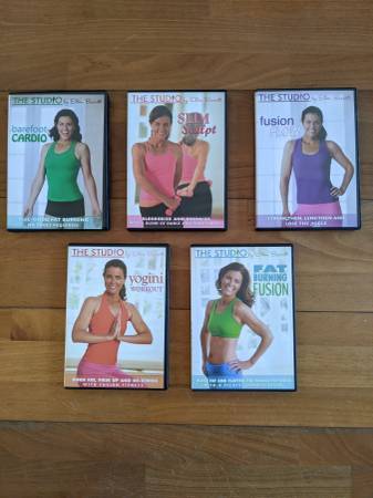 The Studio by Ellen Barrett fitness / fat burning exercise DVDs 1
