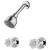 (2) Pfister Bedford 2-Handle Shower Only Trim with Valve (Each) 1 thumbnail