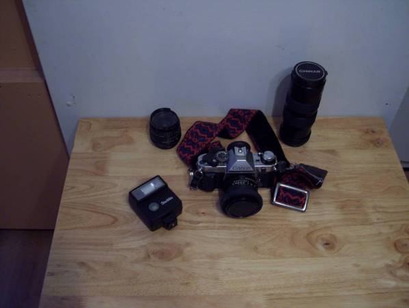 CANON AE-1 PROGRAM 35 MM CHROME  SLR CAMERA 1