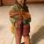 Vintage Ecuador Hand Carved Wood Figure Sculpture 3 thumbnail