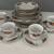 New Regent English Rose China with gold trim 20 piece set 6 thumbnail
