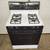 B1231 Hotpoint Black/White Gas Range Stove Oven 1 thumbnail