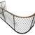 Antique Brass and Iron Wire Mesh Fireplace Fender GA21023 2 thumbnail