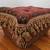 Custom Tufted Upholstered Ottoman with Fringe #2 1 thumbnail