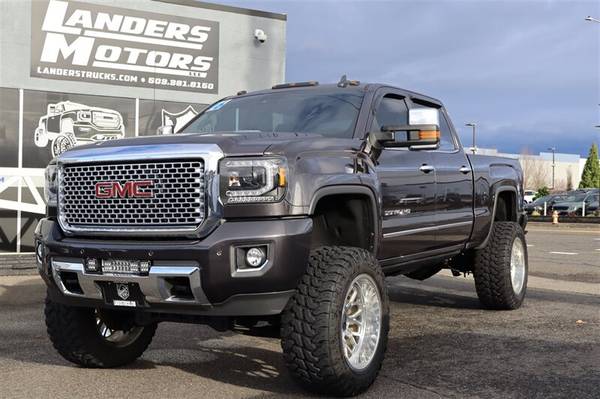 2016 GMC Sierra 3500 Denali  LIFTED DIESEL TRUCK 4X4 LOADED  1