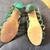 Green zip back sandals 5 thumbnail