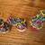 3 Mini Terracotta Beaded Jebena Coffee Pots from Sudan (All 3 for $40) 3 thumbnail