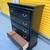 FREE DELIVERY INCLUDED- Tall Black Wood Dresser / Drawer Chest 10 thumbnail