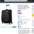 Samsonite UpLIFT Softside 22" Carry-On Spinner Lightwt Black Suitcase 23 thumbnail