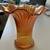 Antique  Norwood Marigold Carnival Glass Slag Vase 6” 3 thumbnail