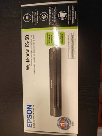 Epson WorkForce ES-50 Portable Scanner (used only once) 1
